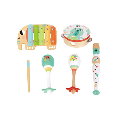 Wooden Musical Instrument Set