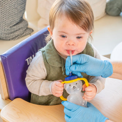 TalkTools Honey Bear Bottle with Flex Straw