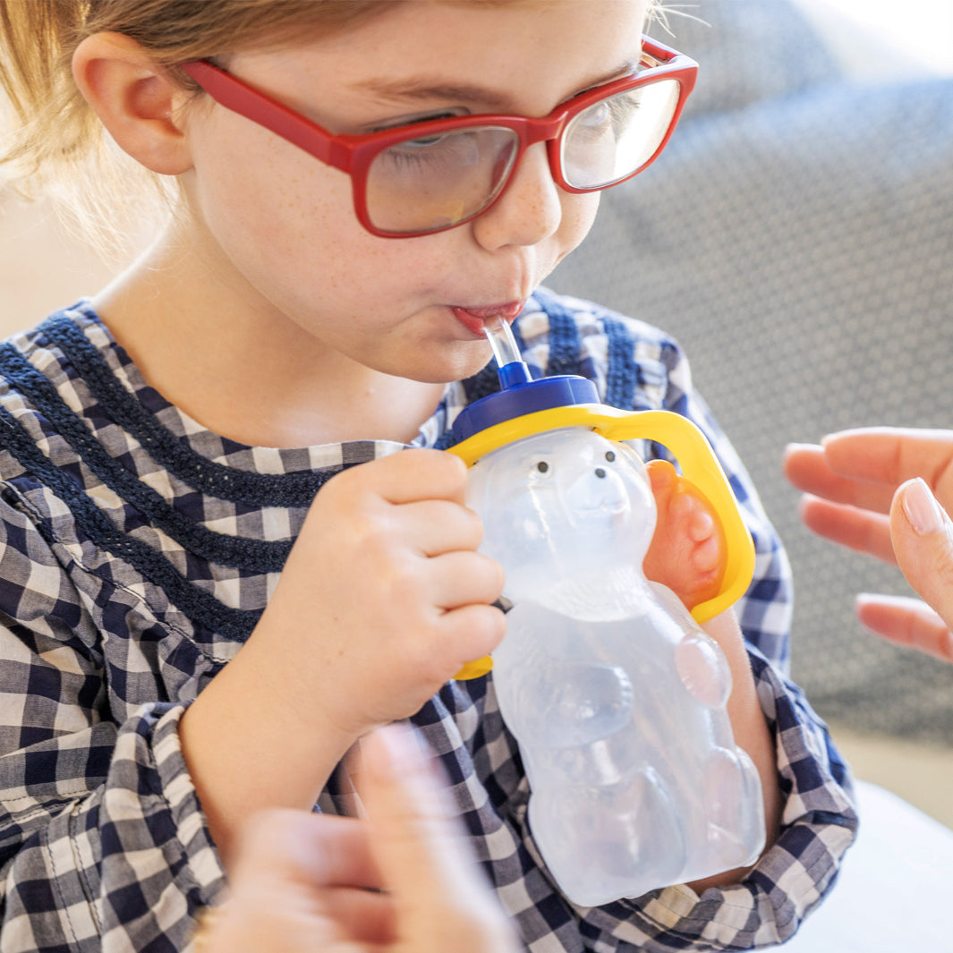 TalkTools Honey Bear Bottle with Flex Straw