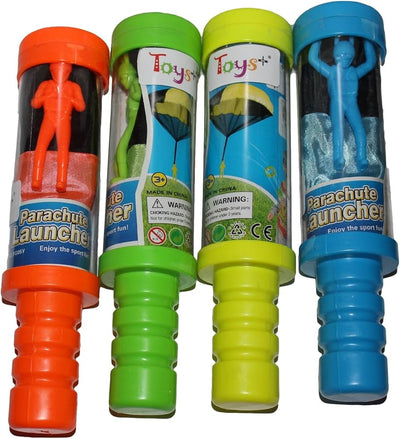 Parachute Toy with Hand Throwing Tool