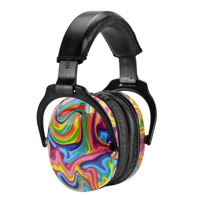 Printed Noise Reduction Headphones-Fits up to adult size