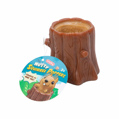 Nutty Squirrel Popper Squeezy Toy