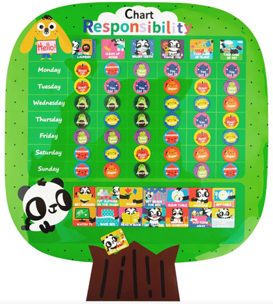 Magnetic Daily Calendar Chart - SensorySouk.com