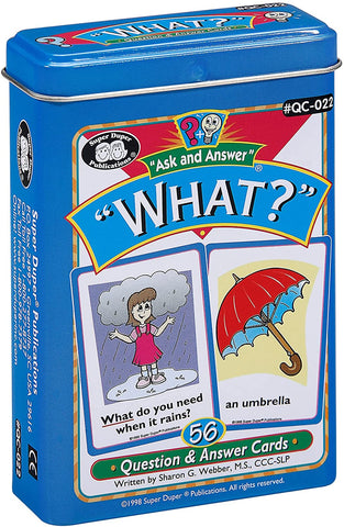 Ask and Answer "What" Cards