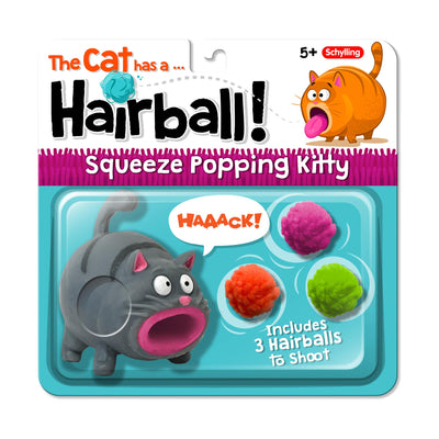 Squeeze Popping Hairball Kitty