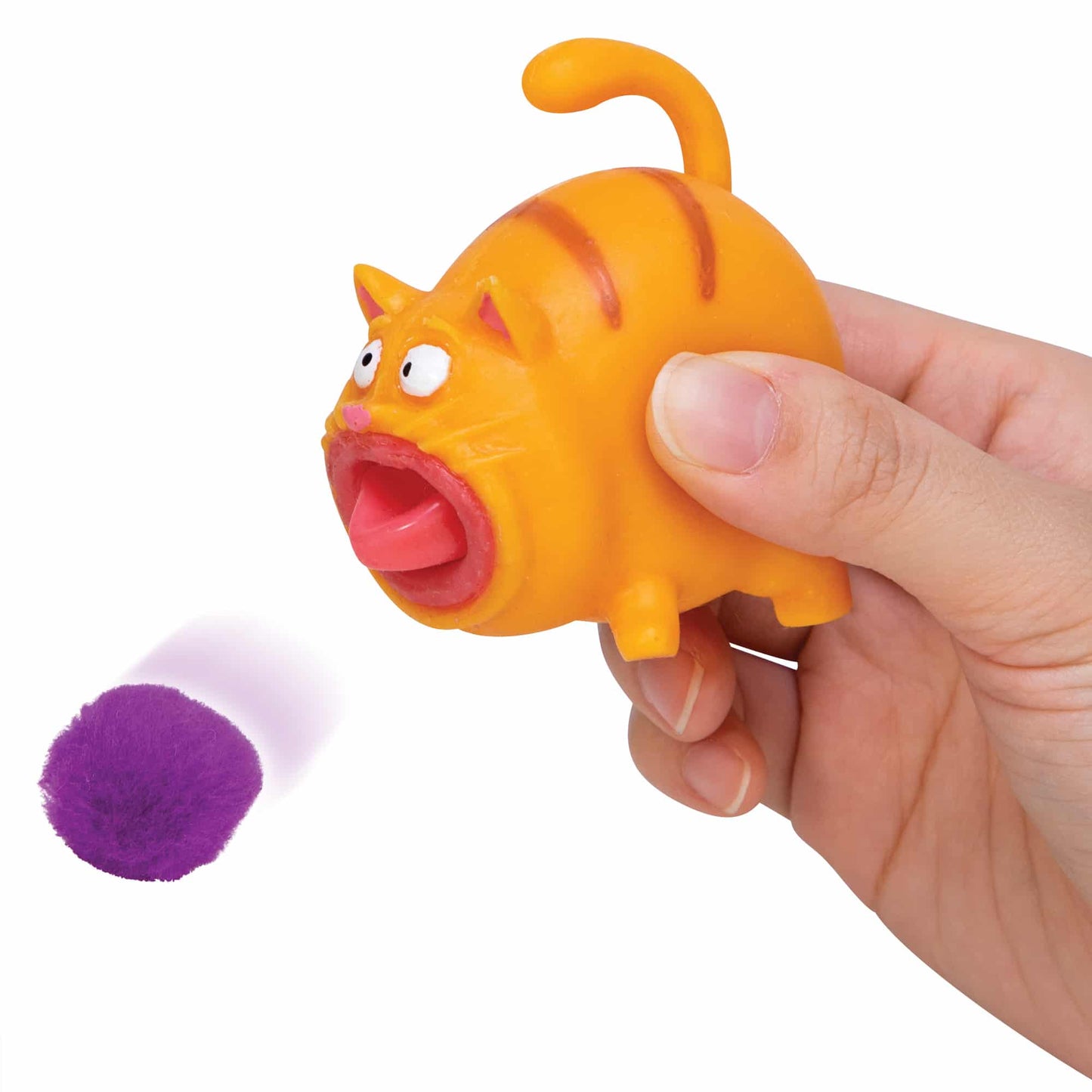 Squeeze Popping Hairball Kitty