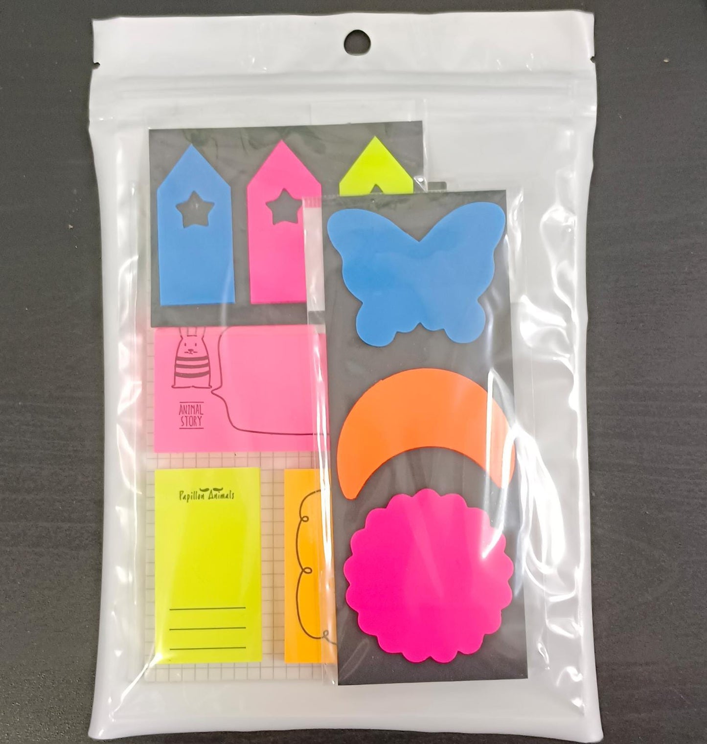 Neon Sticky Notes Set