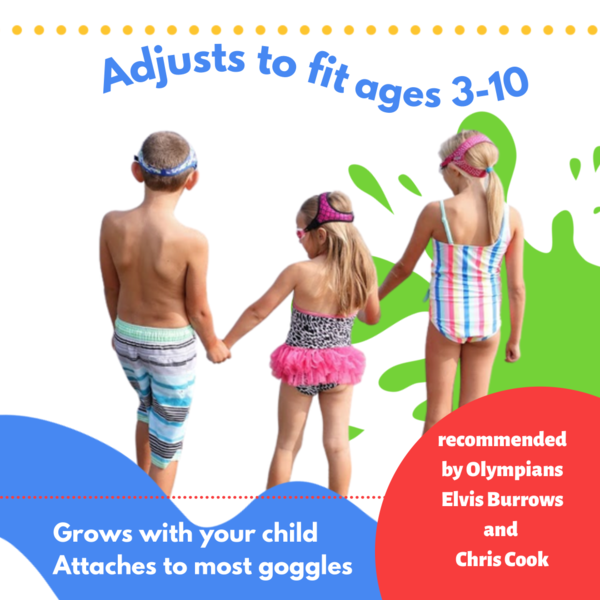 Frogglez Kids Tropical Print Swim Goggles