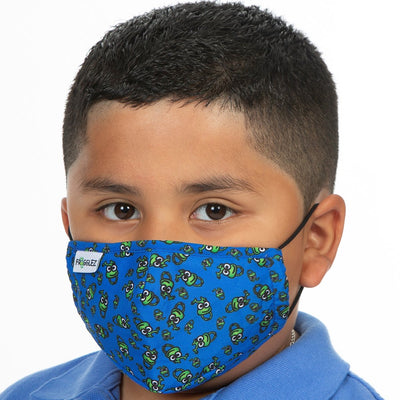 Kids Reusable Cloth Face Mask + 10 Filters