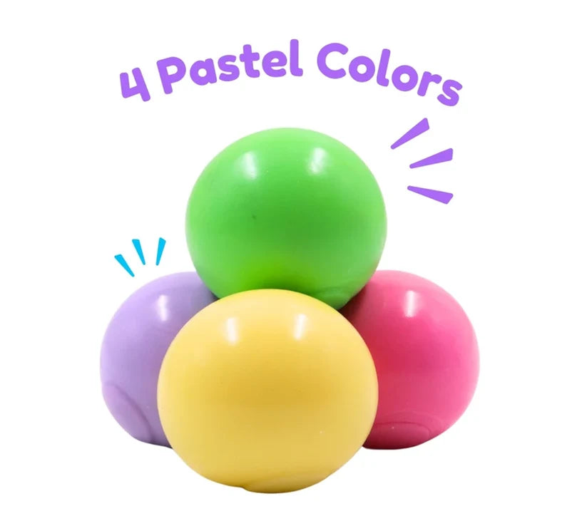 Sticky Balls: Squishy Fun in Charming Pastel Colors