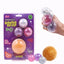Scoobies Dazzle Drop Balls: 3 Glitter Squishy + 1 Fuzzy Spiky Sensory Ball (Set of 4)