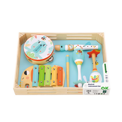 Wooden Musical Instrument Set