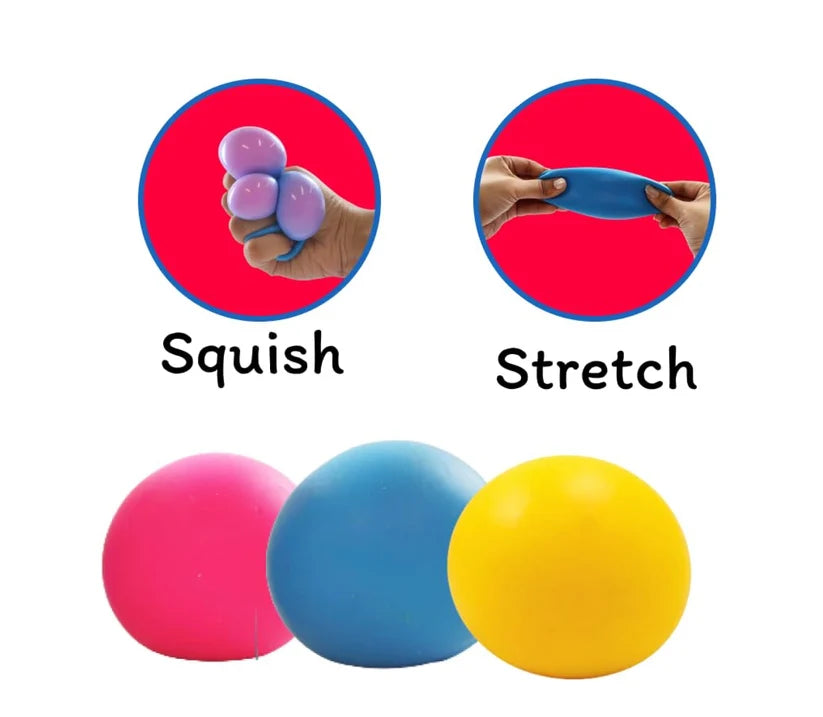 SCOOBIES Rollin Ball – Color-Changing Squishy Stress Relief Toy for Kids & Adults