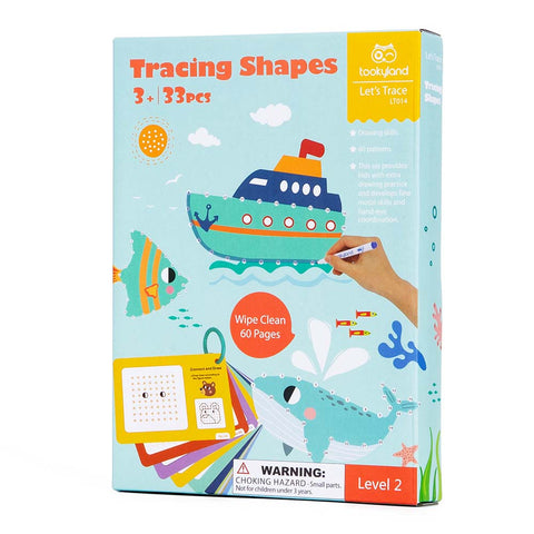 Tracing Shapes Flash Cards