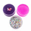 Scoobies Squish & Stack Pink & Purple AXO Slime Set, 2 Glittery Slimes + 1 Sparkle Box
