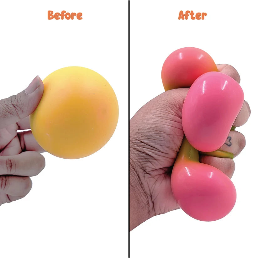 SCOOBIES Rollin Ball – Color-Changing Squishy Stress Relief Toy for Kids & Adults