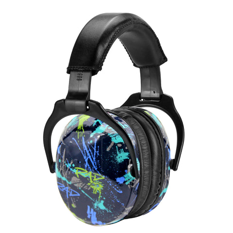 Printed Noise Reduction Headphones-Fits up to adult size
