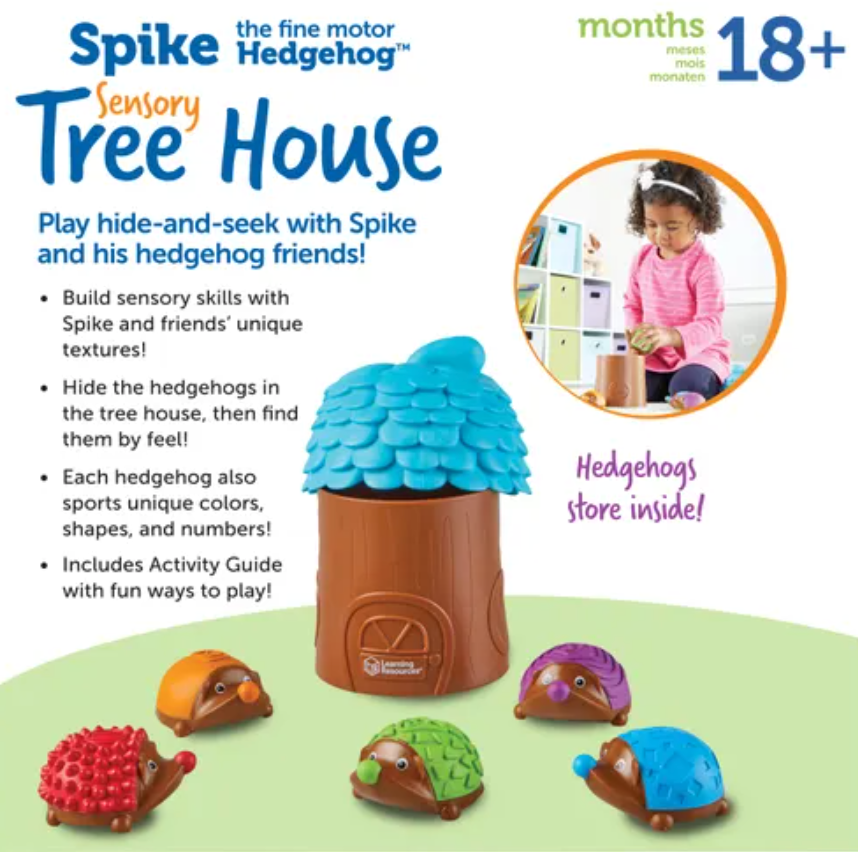 Spike the fine motor Hedgehog - Sensory Tree House - SensorySouk.com