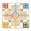 2 in 1 Wooden Board Game-Snakes & Ladders + Ludo