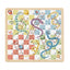 2 in 1 Wooden Board Game-Snakes & Ladders + Ludo