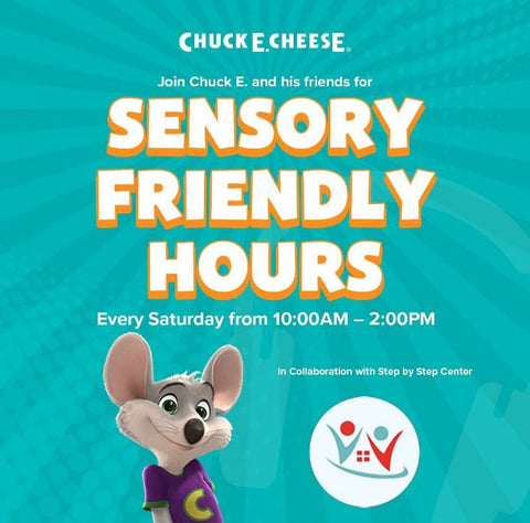 Join Chuck E. Cheese for Sensory-Friendly Hours