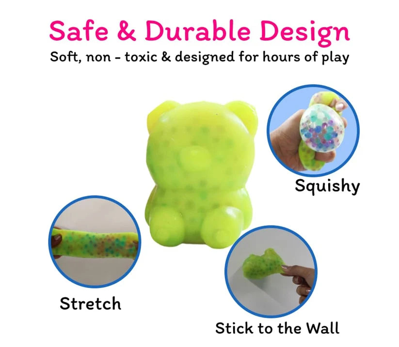 Beady Bear – Soft Squishy Stress Relief Toy for Kids