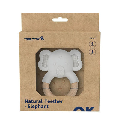 Natural Teether-Elephant