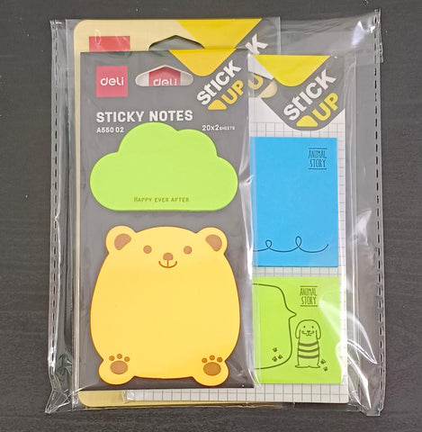 Cartoons Sticky Notes Set