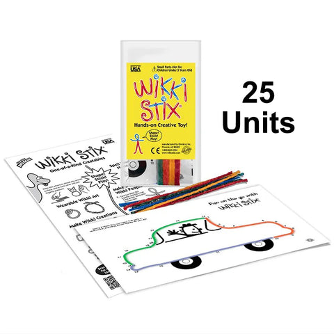 Wikki Stix Play Packs (25 Units)
